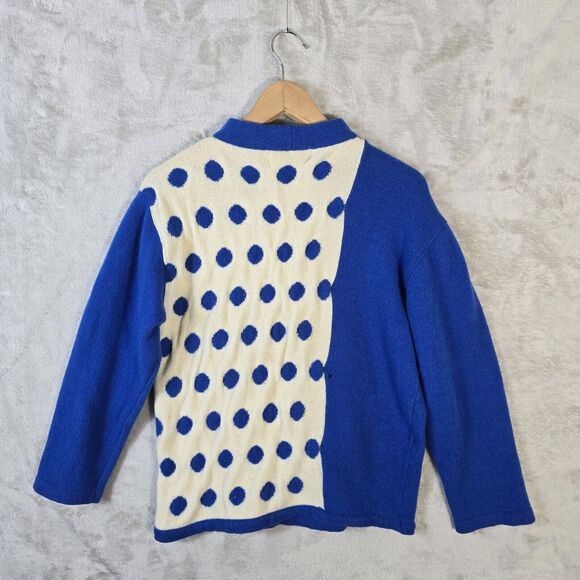 Vintage J.C. De CASTELBAJAC Iceberg Wool Sweater Felix The Cat Women Size 40 S - Picture 8 of 10